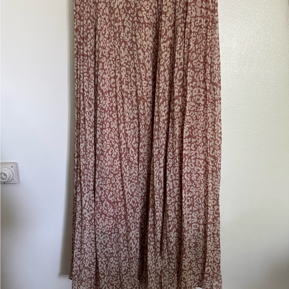 Leopard print Maxi Skirt - pink - Picture 2 of 3